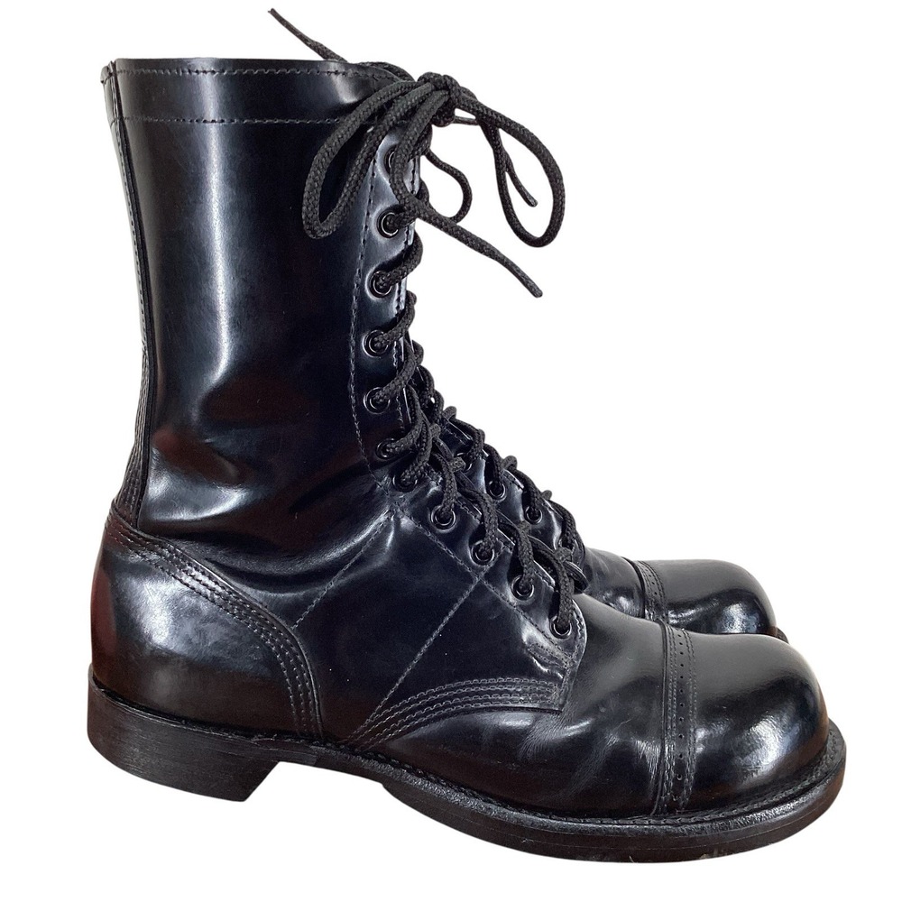 Corcoran Jump Boots 1500 Black Leather Made In USA Sz 11.5 EE